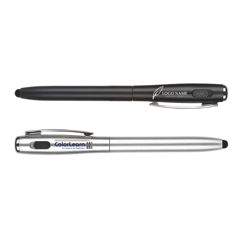Tri-Function LED Stylus Pen