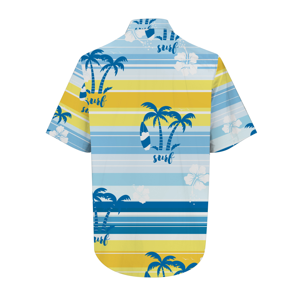 Men's Custom Cotton Hawaiian Shirt - Full Color Digital Print