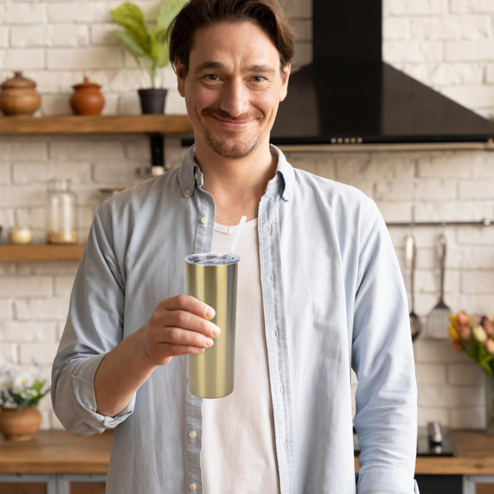 20 Oz Stainless Steel Tumbler with Slider Lid