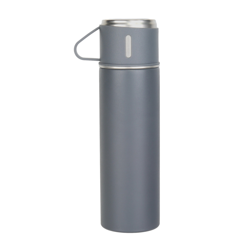 17oz Vacuum-Insulated Stainless Steel Bottle with Cup