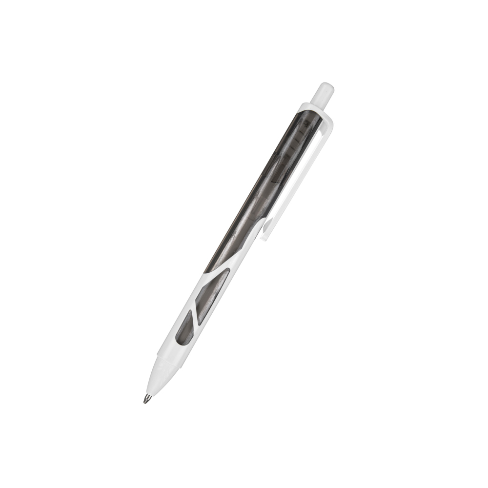 Clear-Barrel Retractable Ballpoint Pen