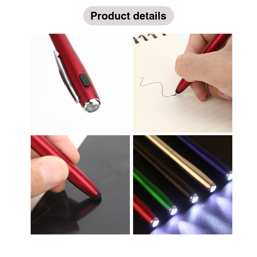 Tri-Function LED Stylus Pen