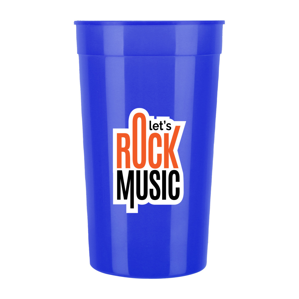 16oz Clear Plastic Stadium Cup