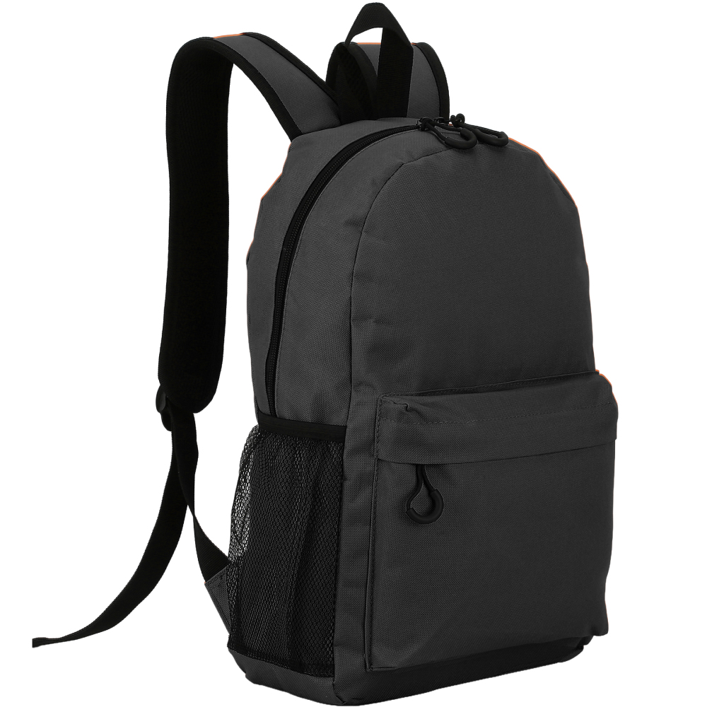 600D Heavy-Duty Backpack with Side Water Bottle Holder