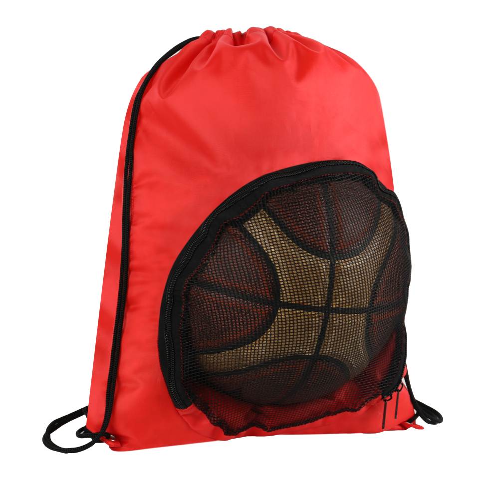 Transparent Sports Ball Drawstring Bag