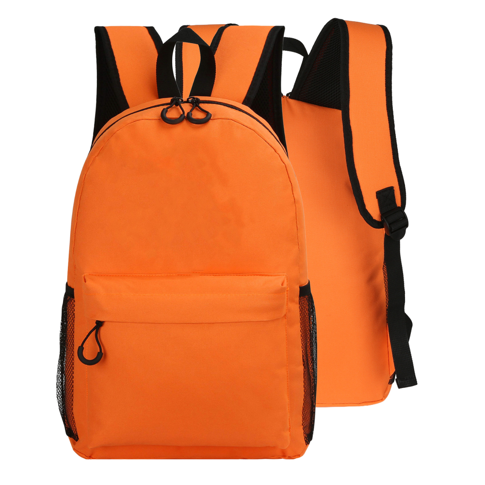 600D Heavy-Duty Backpack with Side Water Bottle Holder