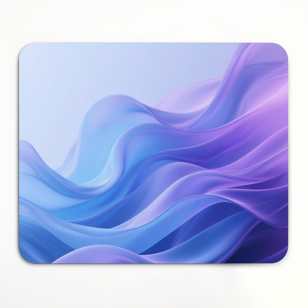 7" x 8 2/3" x 1/8" Rubber-Backed Fabric Mouse Pad