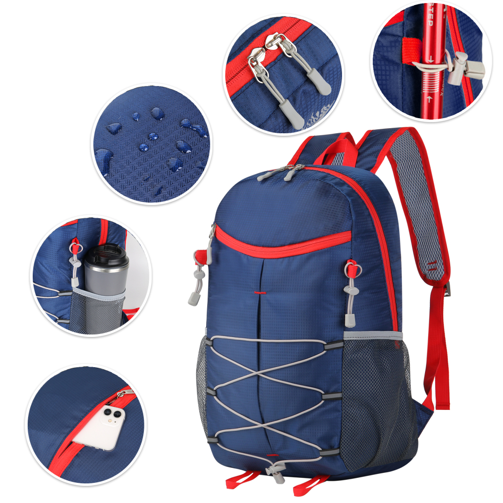 Versatile Collapsible Adventure Pack with Compression Straps