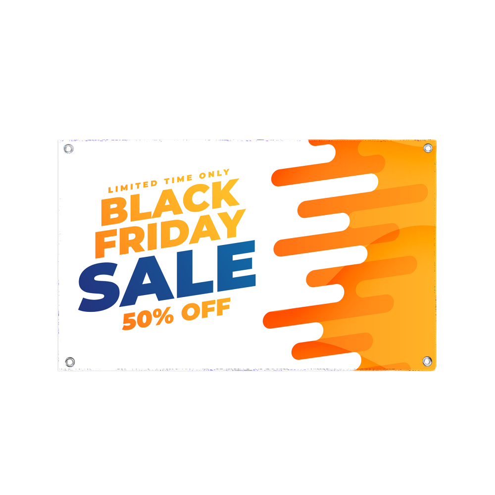 3x5 Foot Custom Printed 13oz Vinyl Banner with Grommets