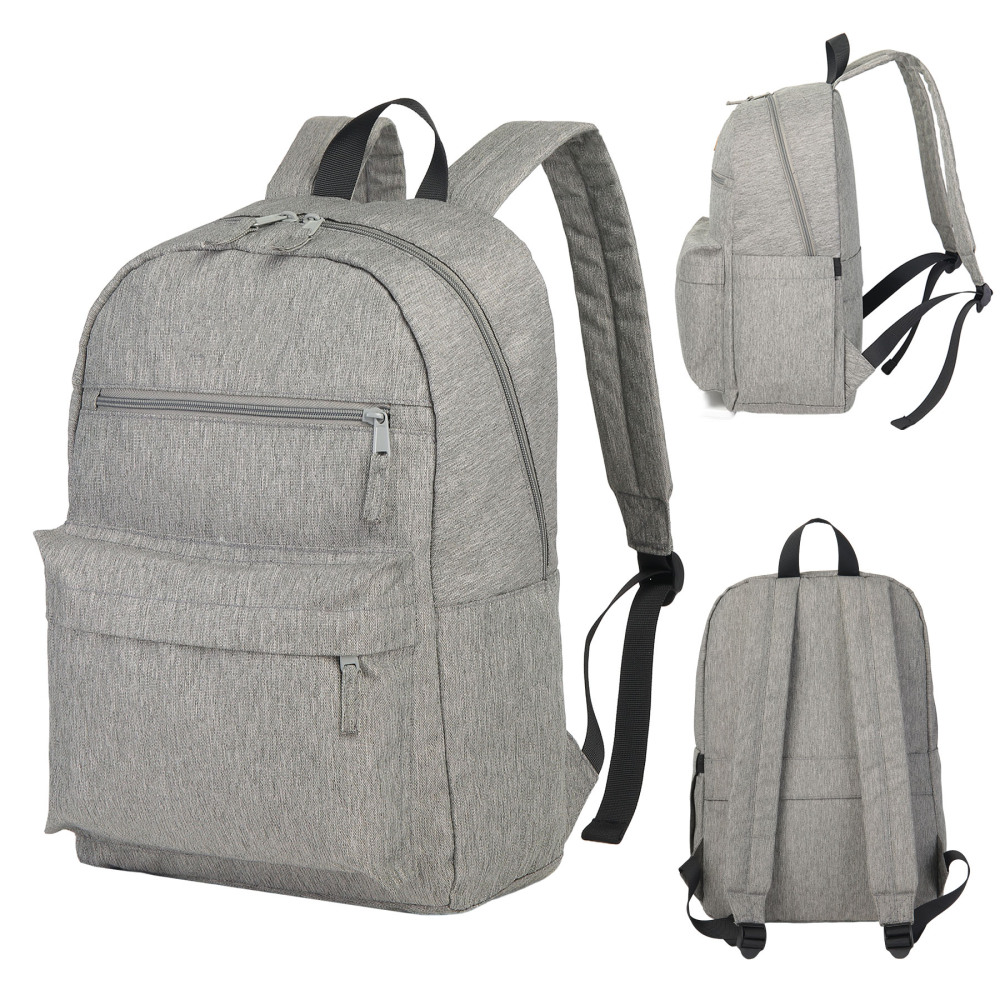 15" Heathered Laptop Backpack - Recycled Materials