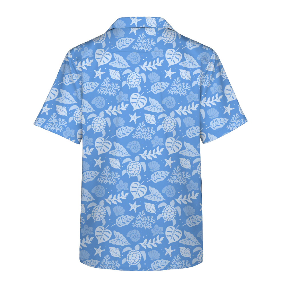 Men's Lightweight Hawaiian Camp Shirt with Sublimated Print