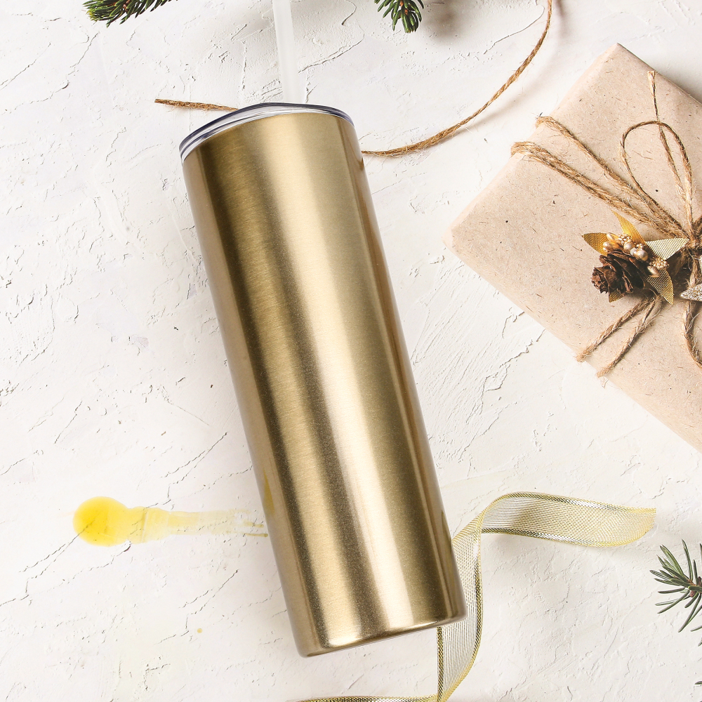 20 Oz Stainless Steel Tumbler with Slider Lid