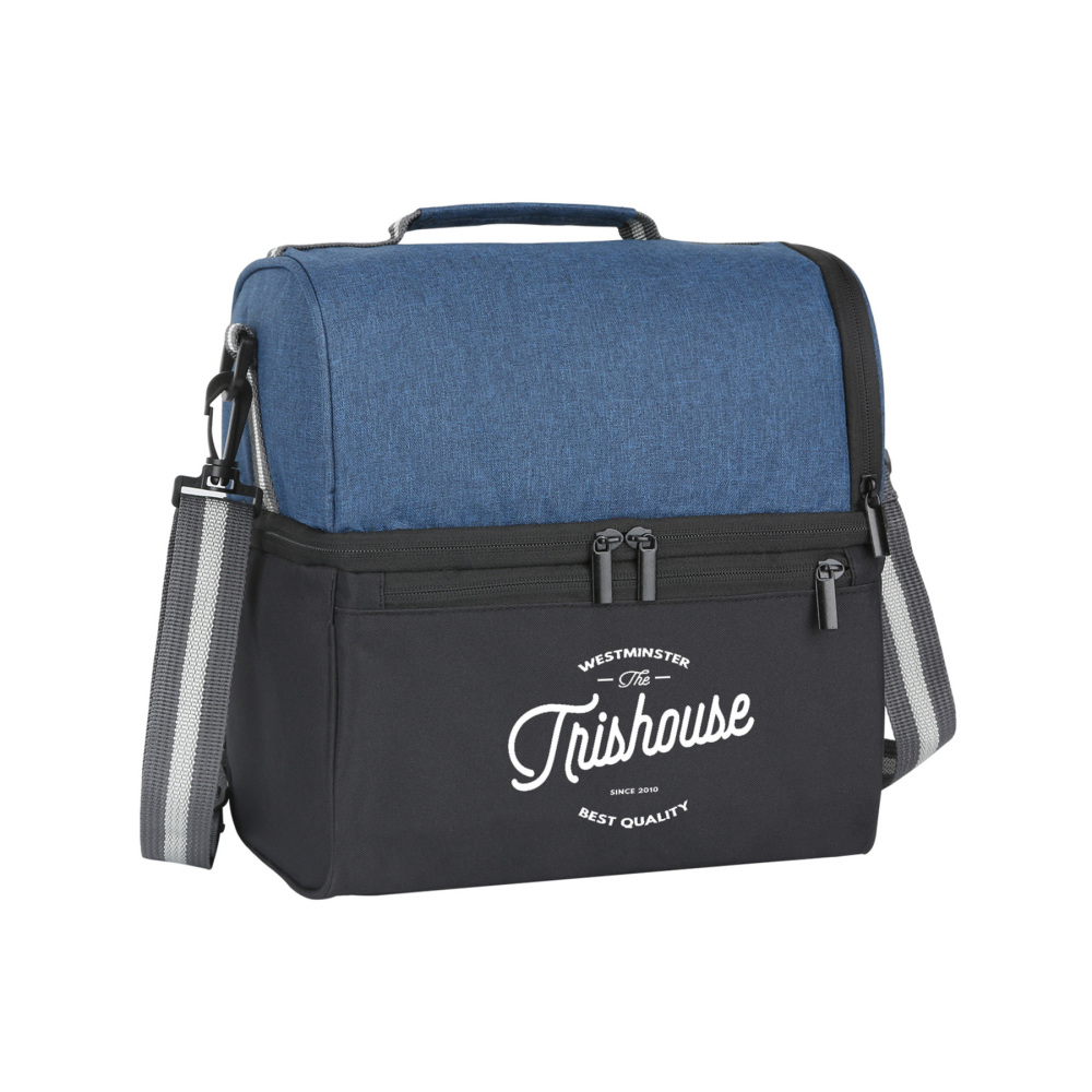 14 Can Dual Compartment Lunch Cooler