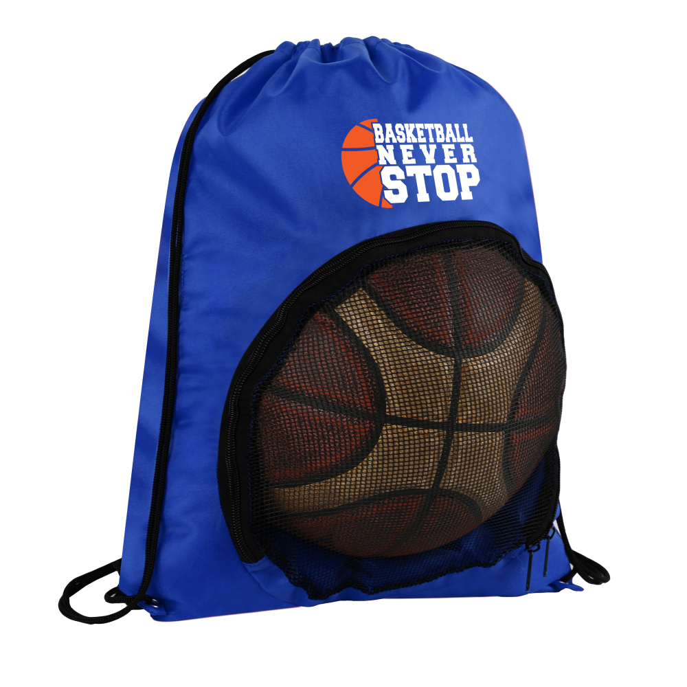 Transparent Sports Ball Drawstring Bag