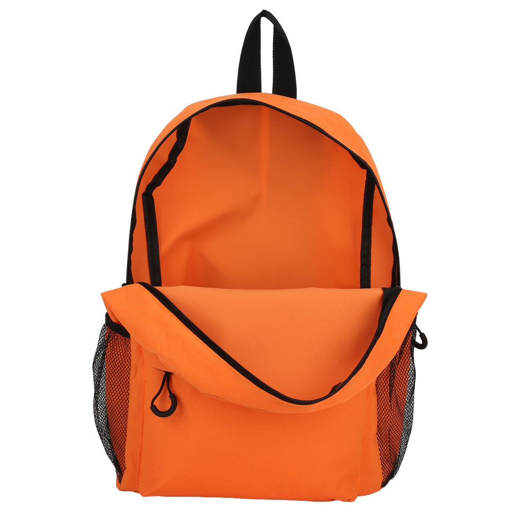 600D Heavy-Duty Backpack with Side Water Bottle Holder