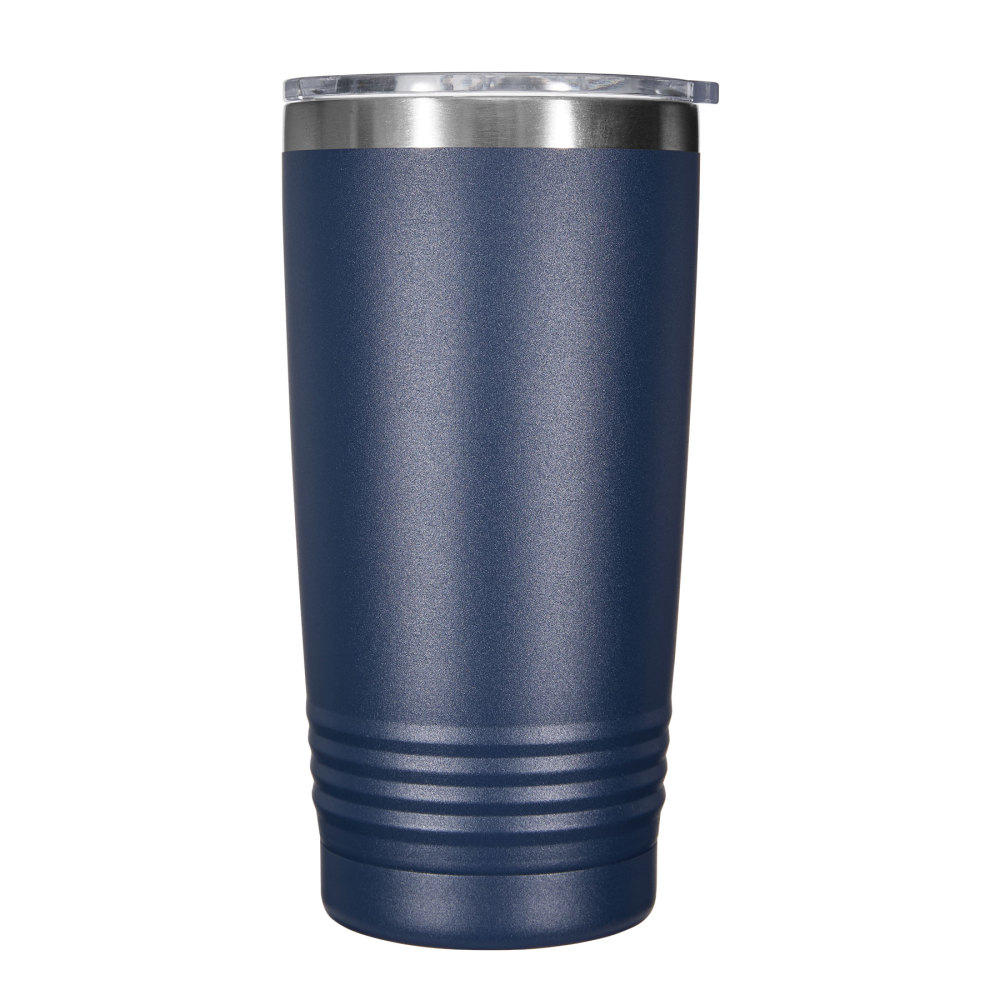 Vacuum - Insulated Ringneck Tumbler, 20 Oz Stainless Steel With Lid