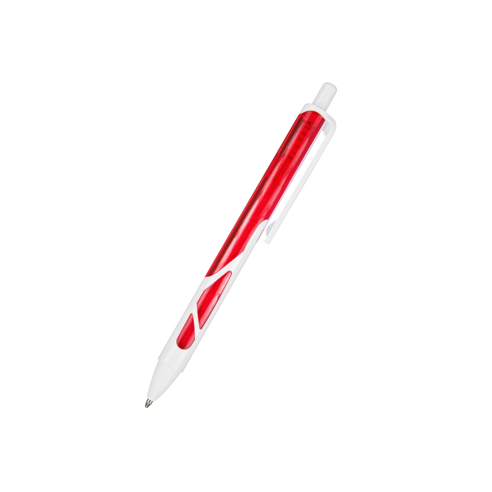 Clear-Barrel Retractable Ballpoint Pen