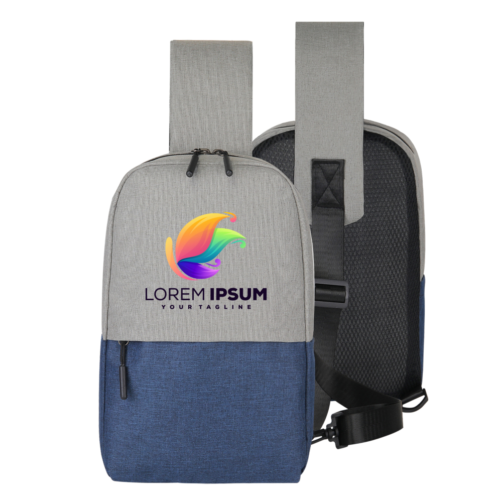 Dual-Tone Crossbody Sling Pack