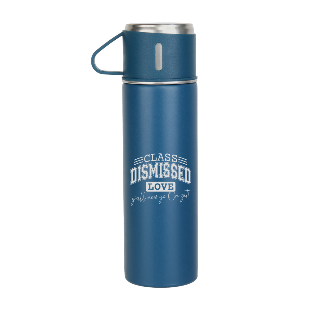 17oz Vacuum-Insulated Stainless Steel Bottle with Cup