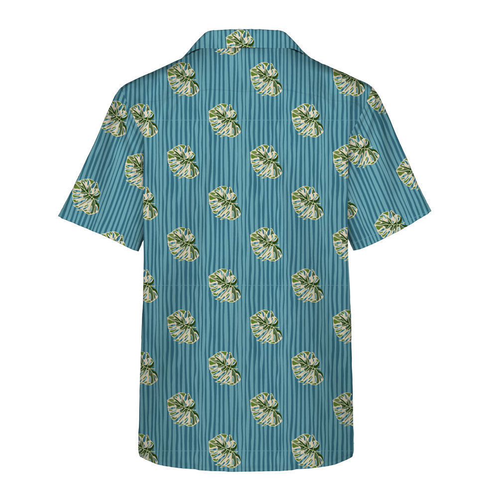 Men's Lightweight Hawaiian Camp Shirt with Sublimated Print