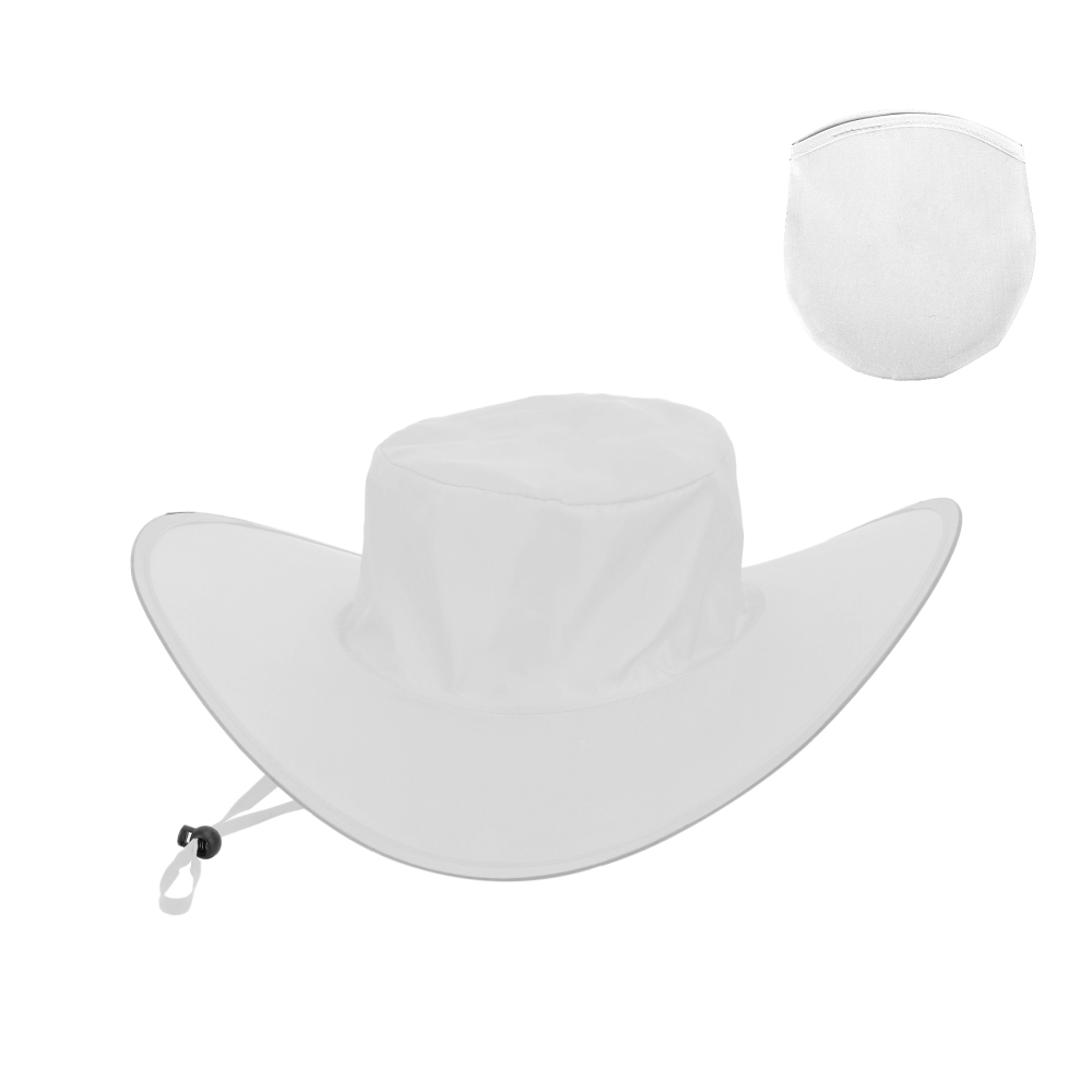 Packable Polyester Cowboy Hat with Storage Pouch
