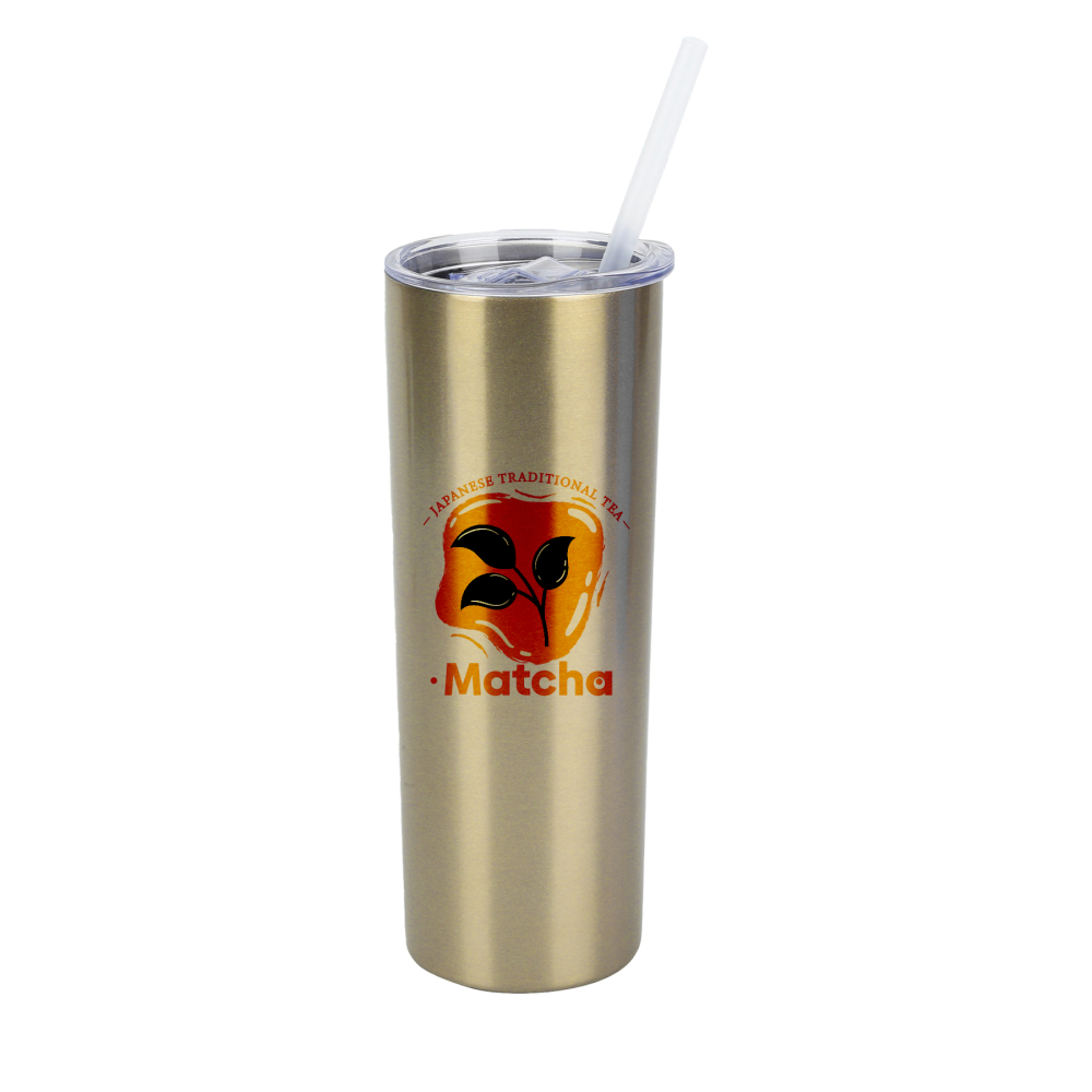 20 Oz Stainless Steel Tumbler with Slider Lid
