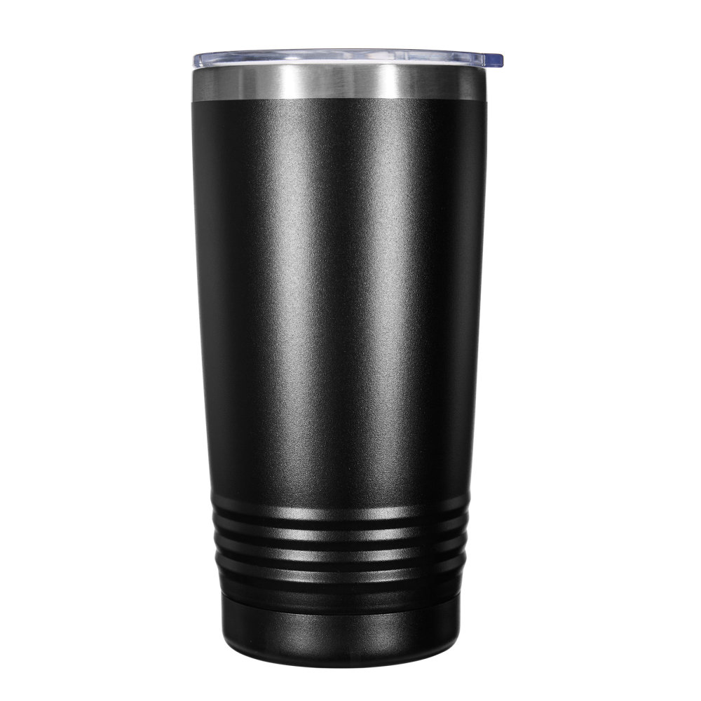 Vacuum - Insulated Ringneck Tumbler, 20 Oz Stainless Steel With Lid
