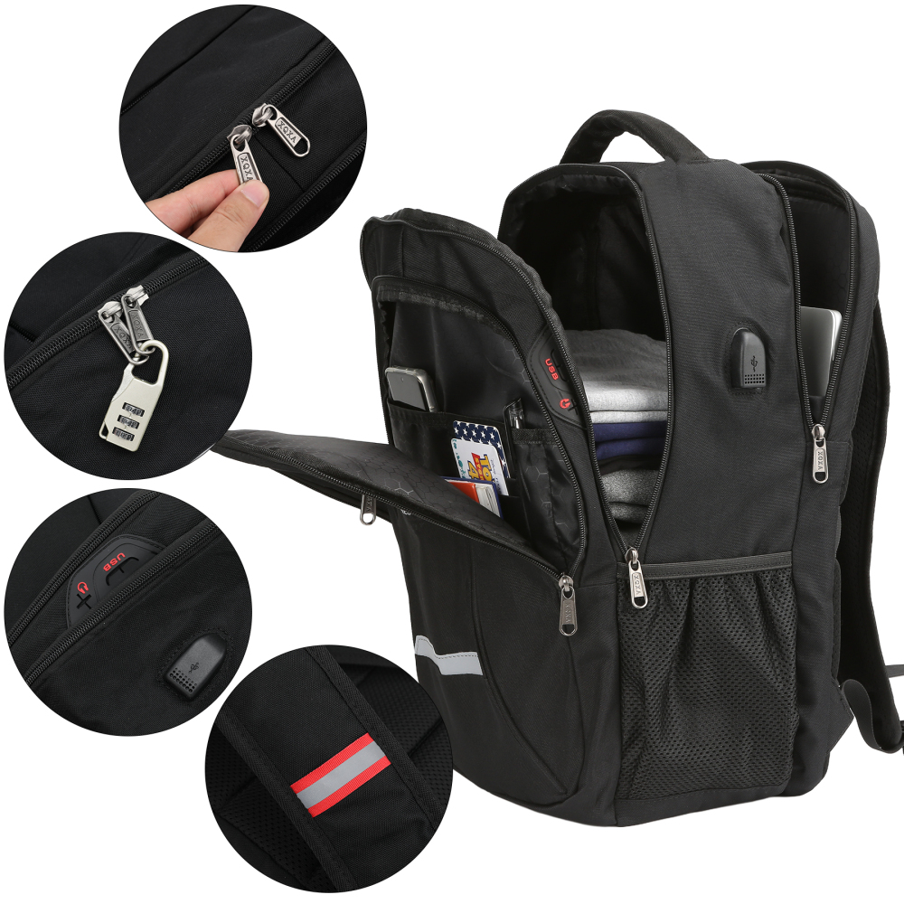 Anti Theft 15" Laptop Backpack
