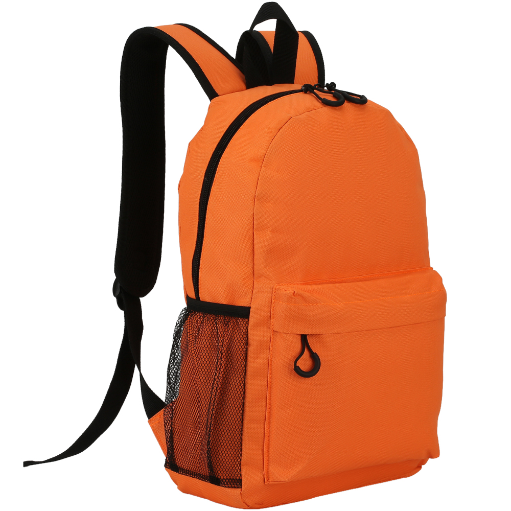 600D Heavy-Duty Backpack with Side Water Bottle Holder