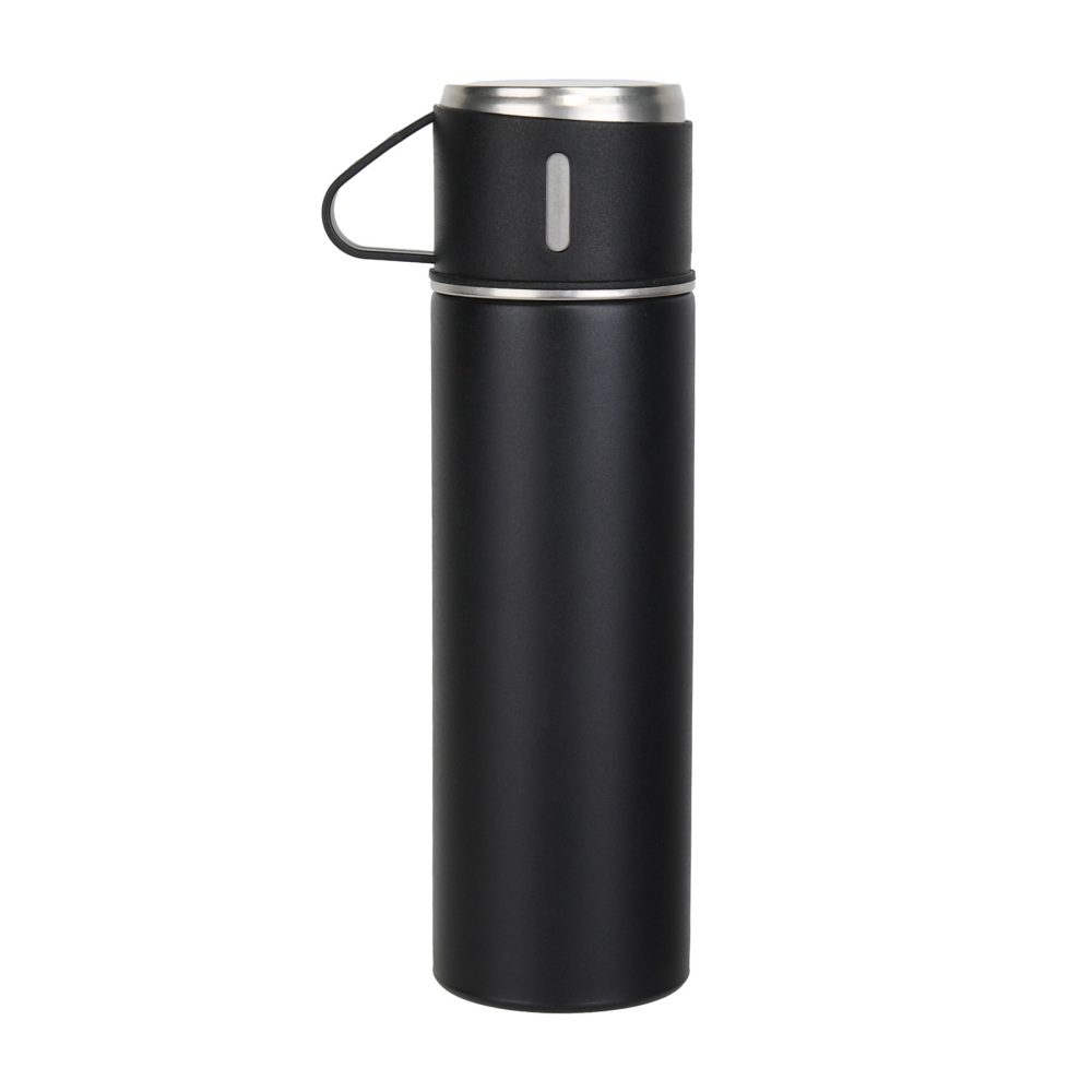 17oz Vacuum-Insulated Stainless Steel Bottle with Cup