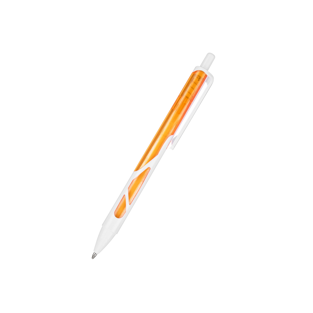 Clear-Barrel Retractable Ballpoint Pen