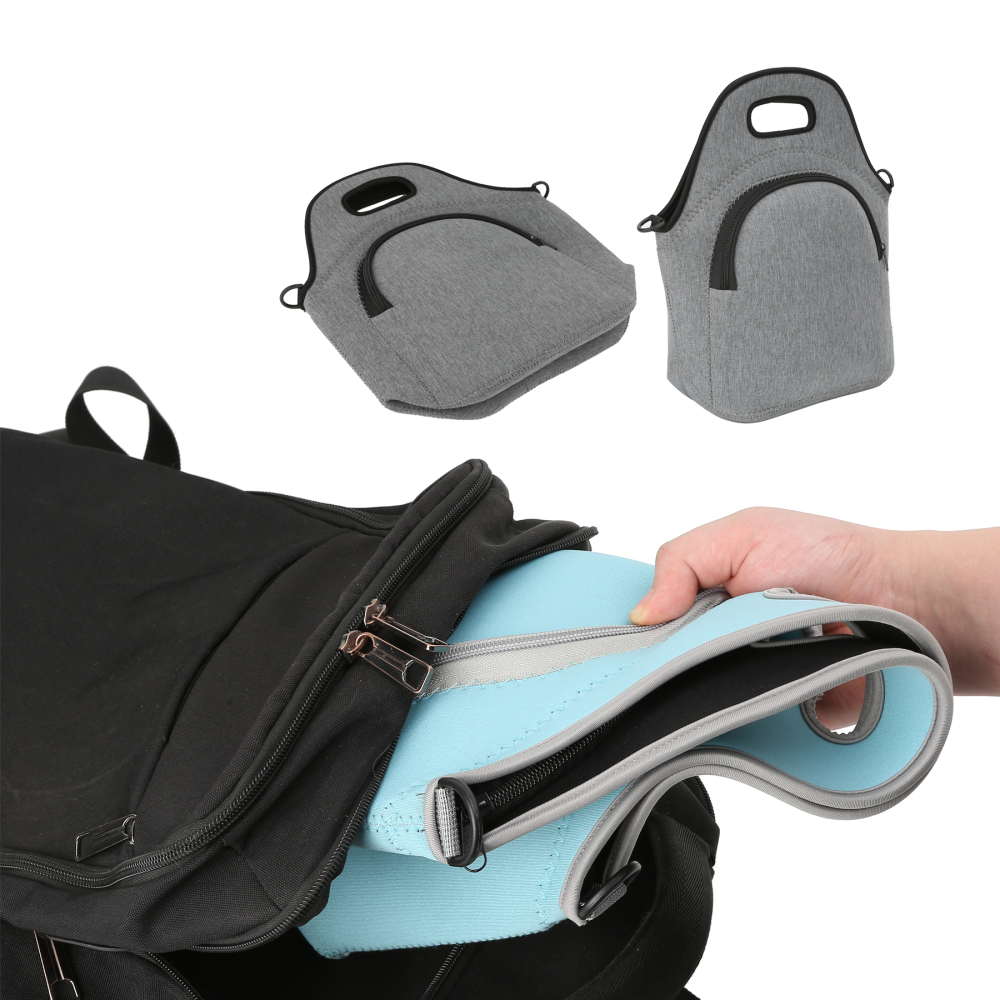 Insulated Zipper Lunch Tote