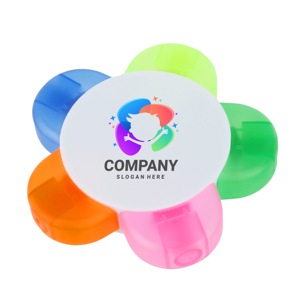 5 - in - 1 Flower - Shaped Highlighter