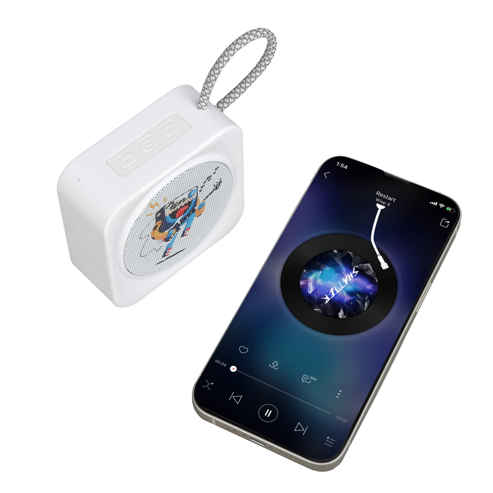 Wireless Speaker with Fabric Carry Loop