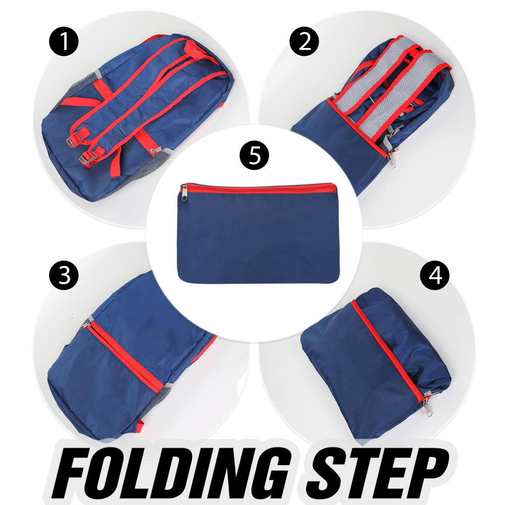 Versatile Collapsible Adventure Pack with Compression Straps