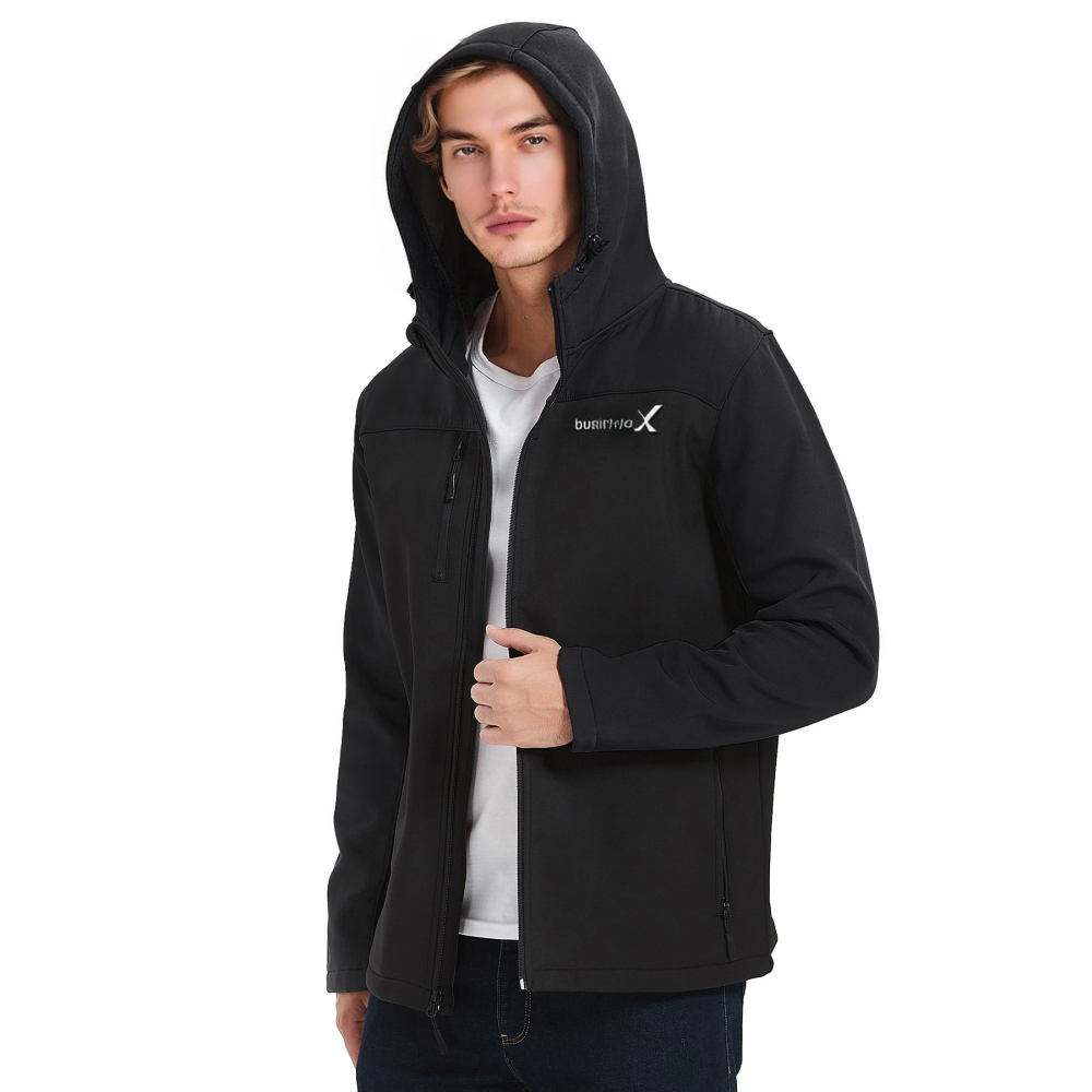 Men's Soft Shell Hooded Jacket