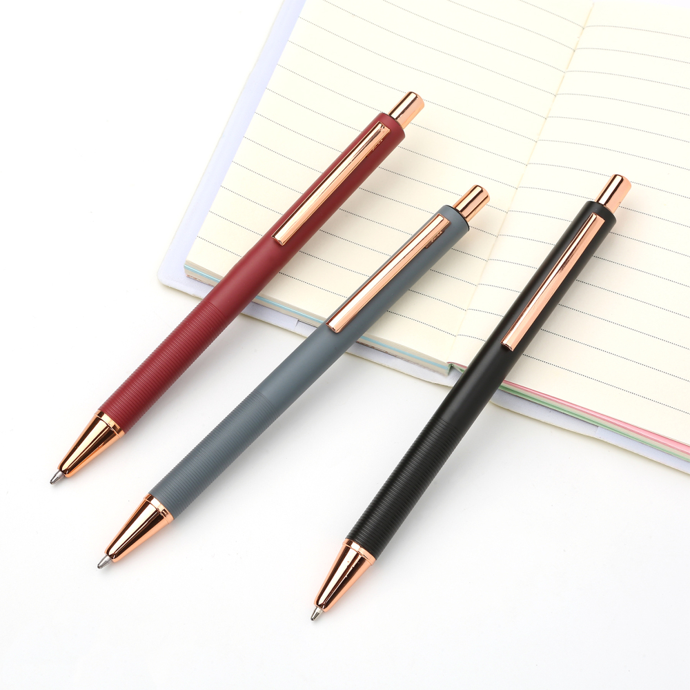 Elegant Rose Gold Anodized Aluminum Pen
