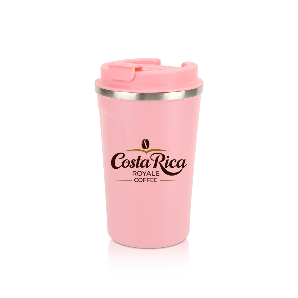 12 Oz Stainless Steel Vacuum-Sealed Travel Tumbler with Lid