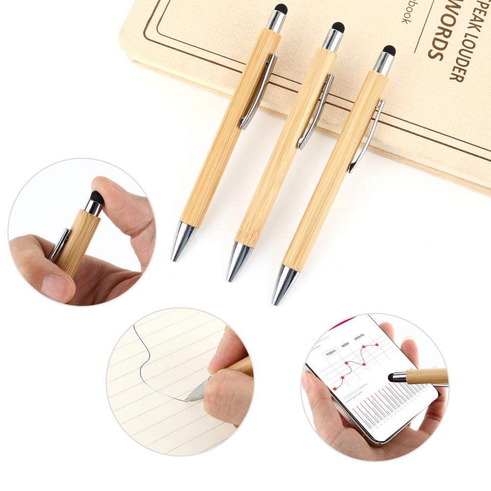 Natural Bamboo Capacitive Stylus Pen