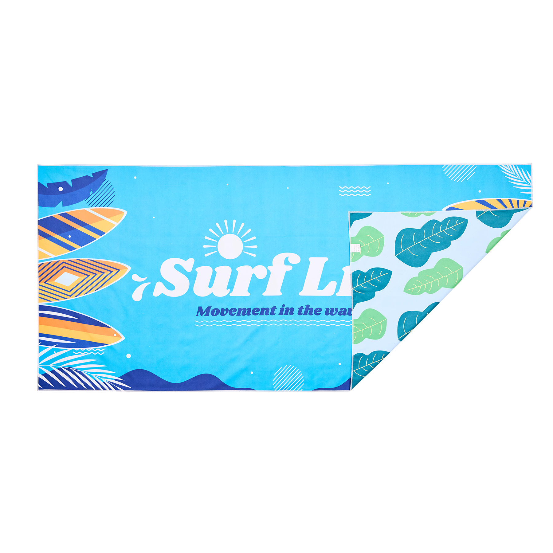 Premium Sublimation-Printed Velour Beach Towel