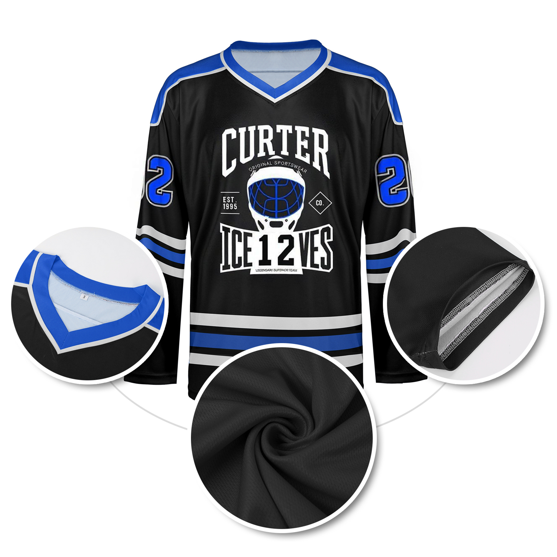 Personalized Full-Color Dye-Sublimated Hockey Jersey