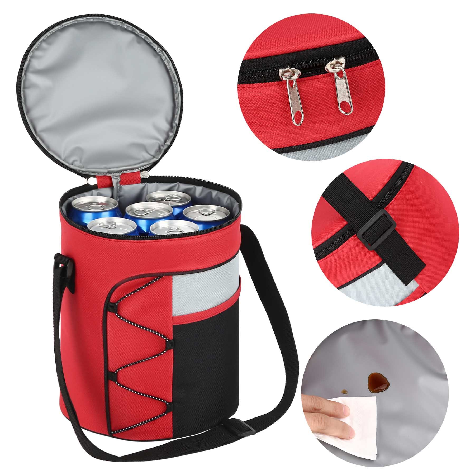 14-Can Insulated Barrel Cooler Bag