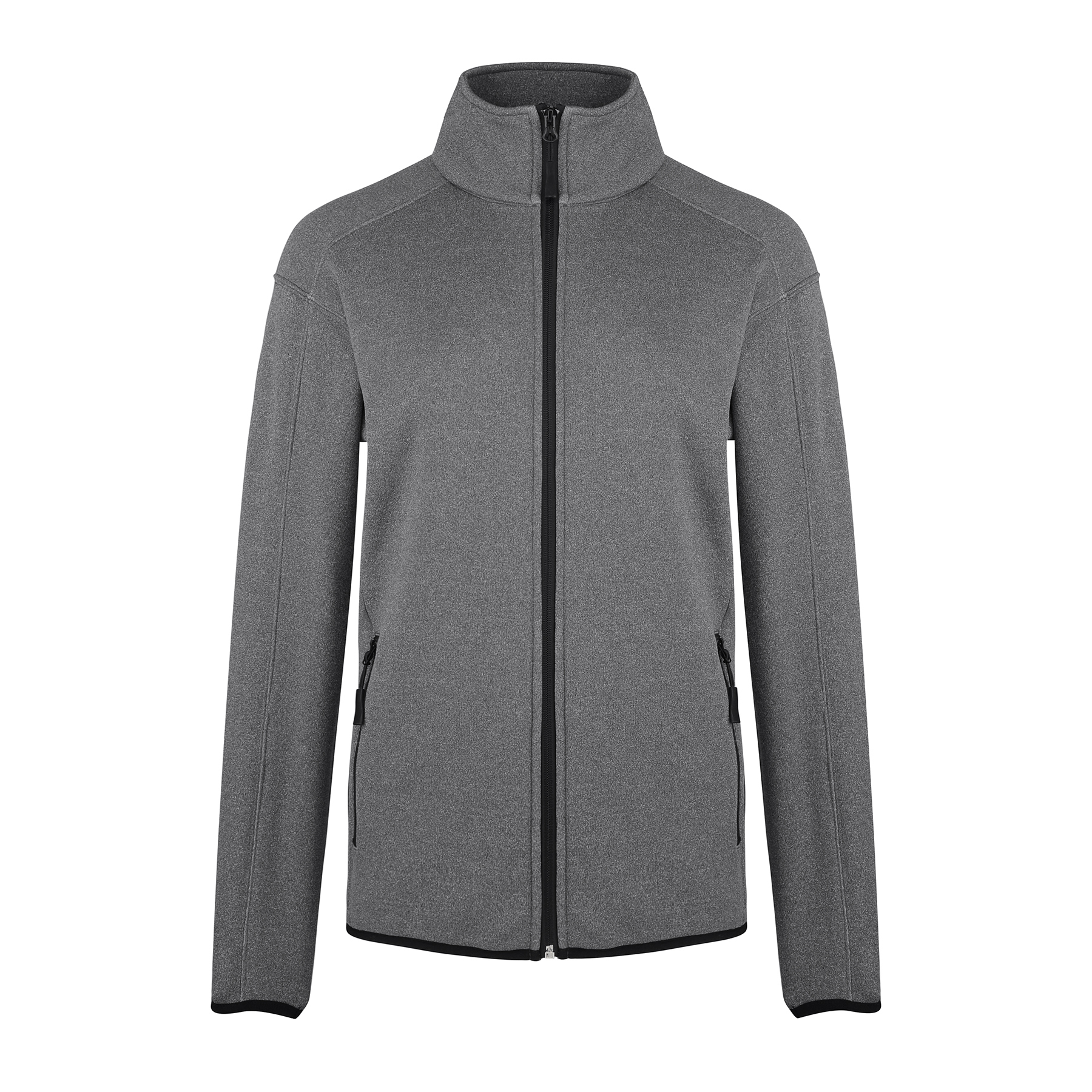 Women's Heathered Sweater Fleece Jacket