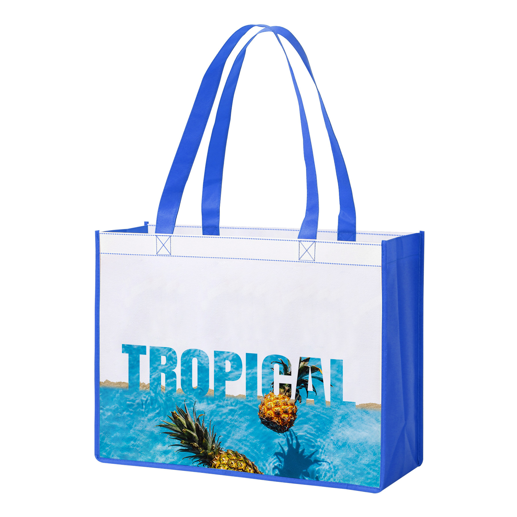 Laminated Non Woven Tote(12" X 16" X 6")