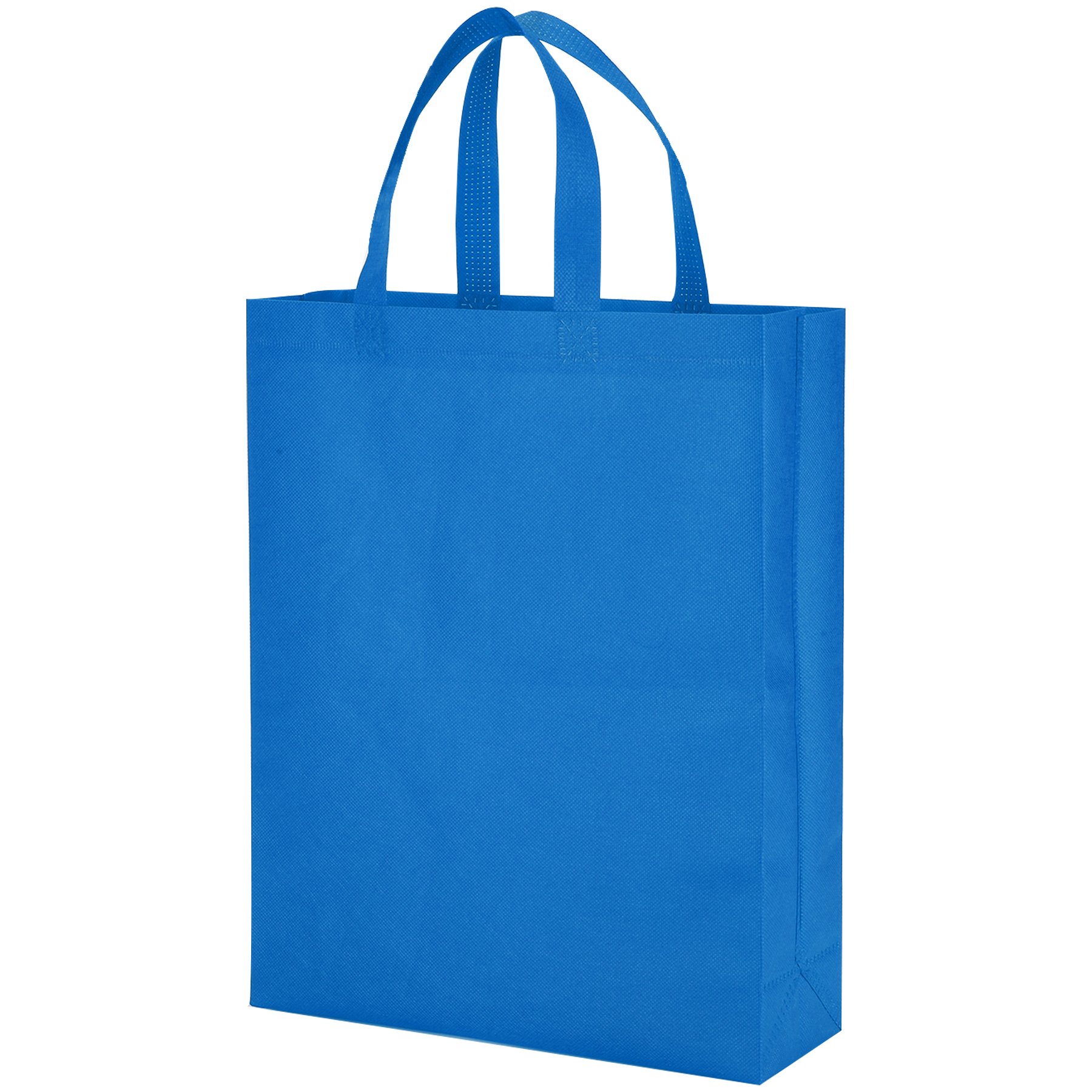 Heat Sealed Non-Woven Grocery Tote Bag(12''×15''×4''）