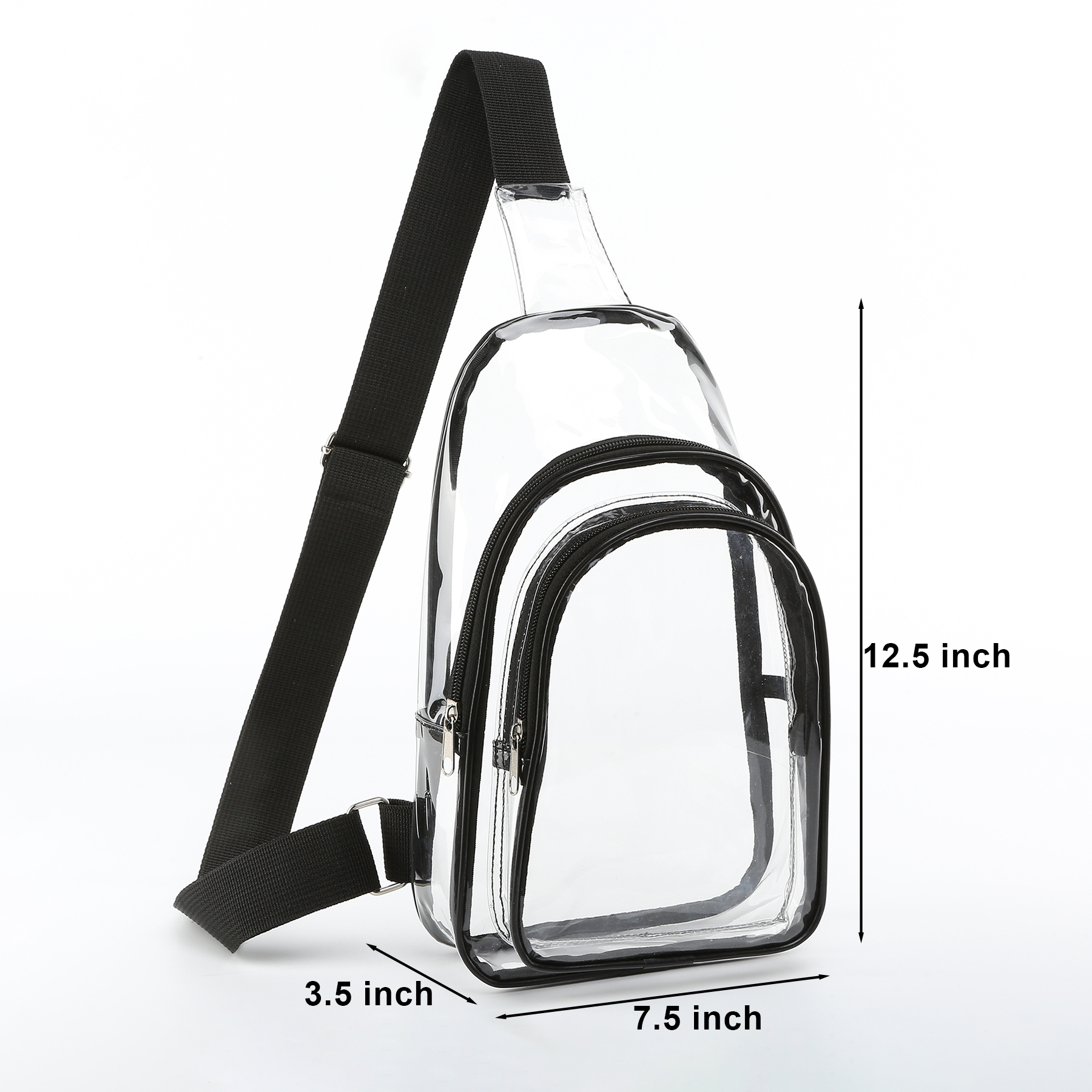 Transparent PVC Sling Pack