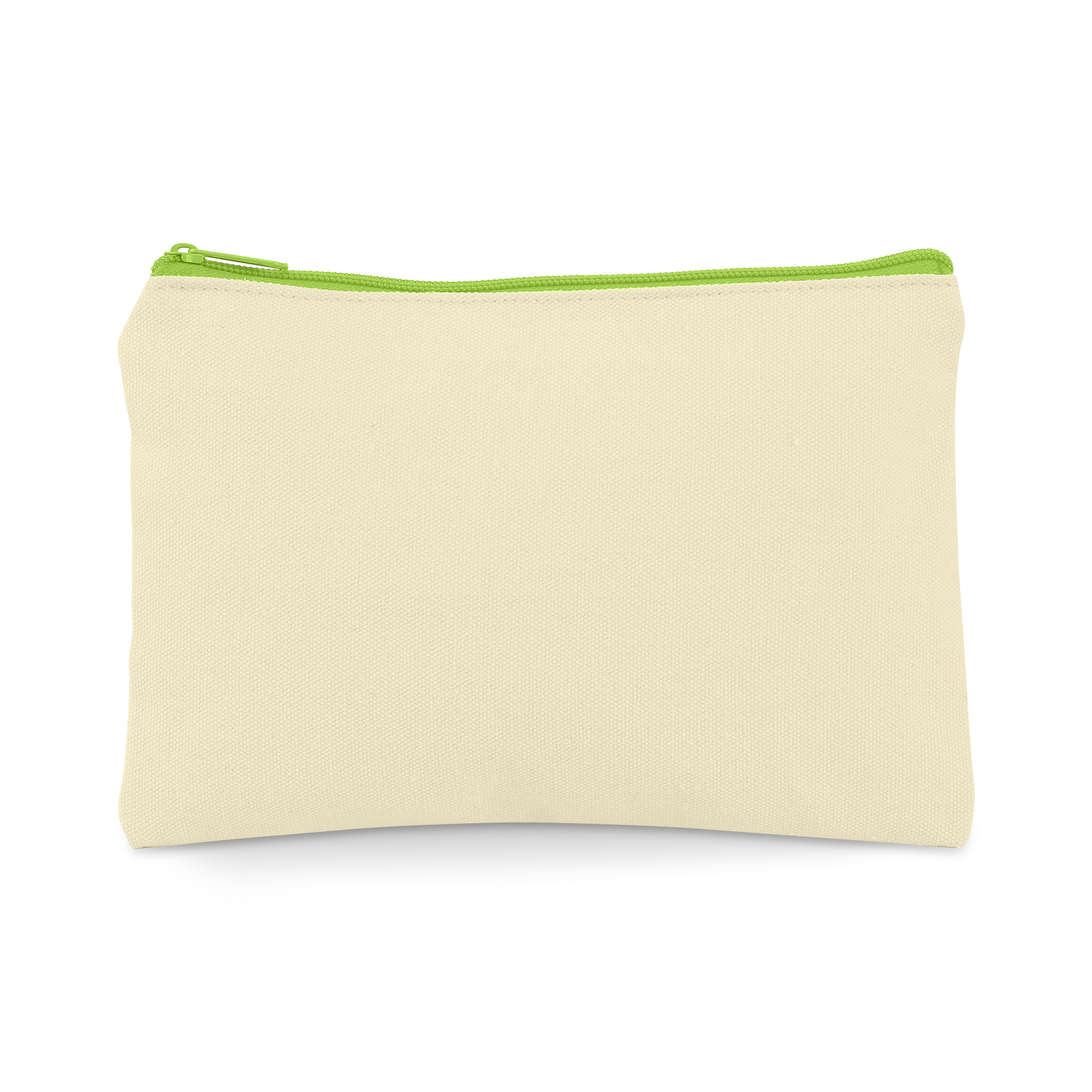 Canvas Zipper Bag - 9"x6" Cotton Utility Pouch