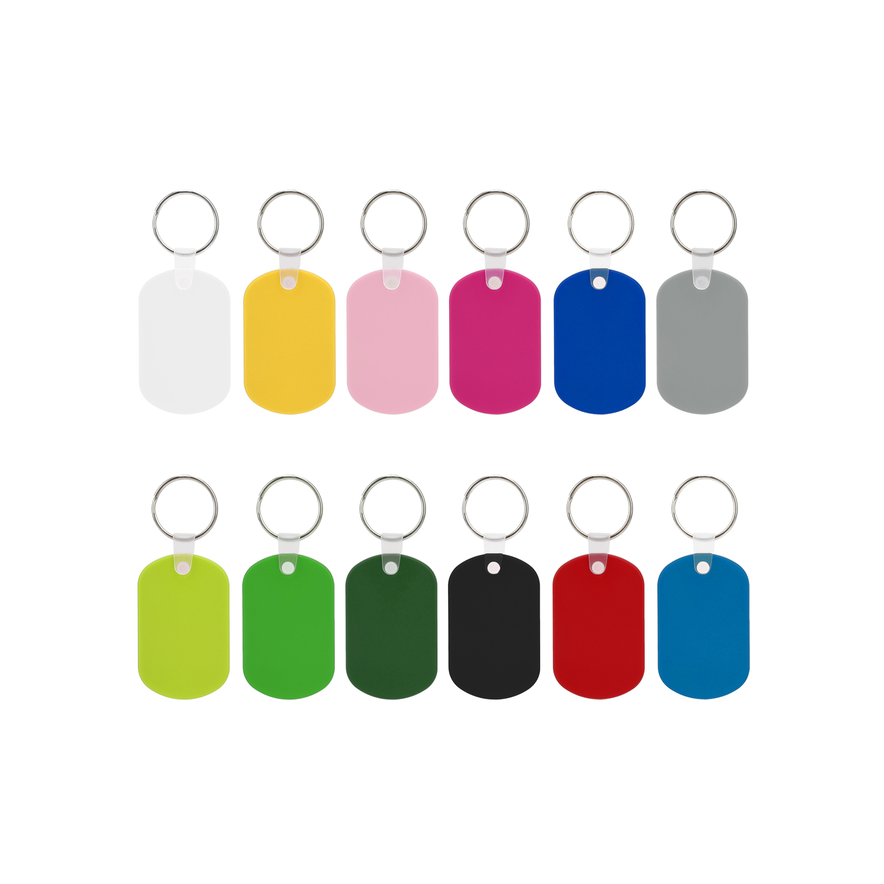 Oval Retro Plastic Key Holder