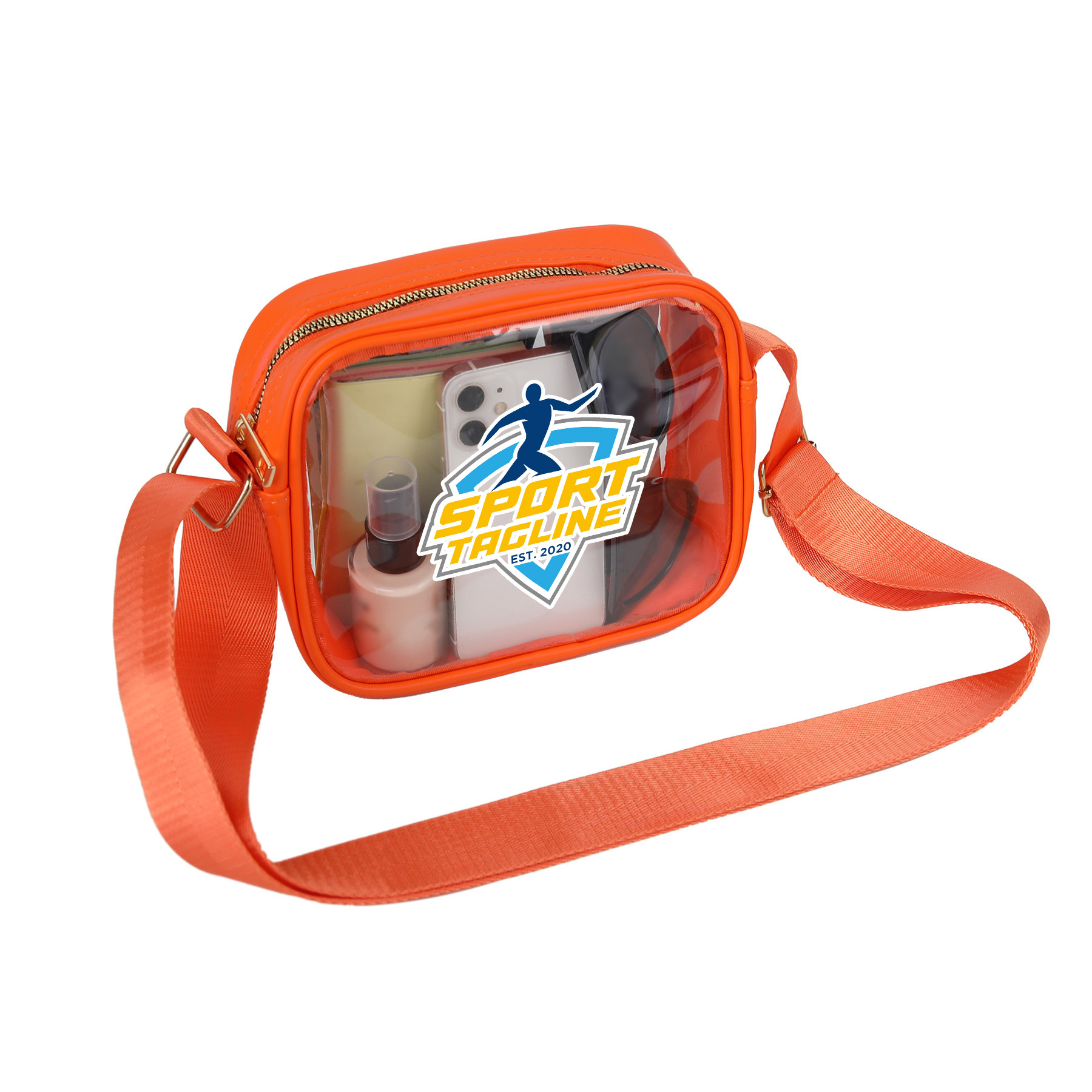 Stadium-Approved Transparent Crossbody Purse