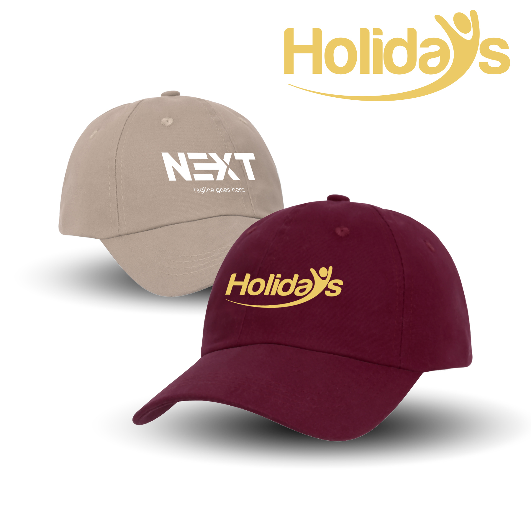 6 Panel Unstructured Cotton Twill Baseball Cap